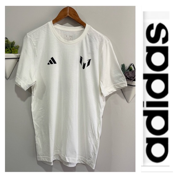 adidas Other - NWT Adidas MESSI White Short Sleeve Tee